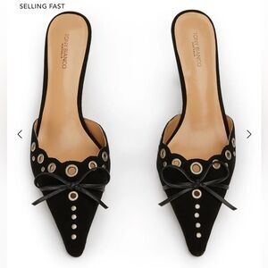 Tony Bianco Shae Black Suede Heels